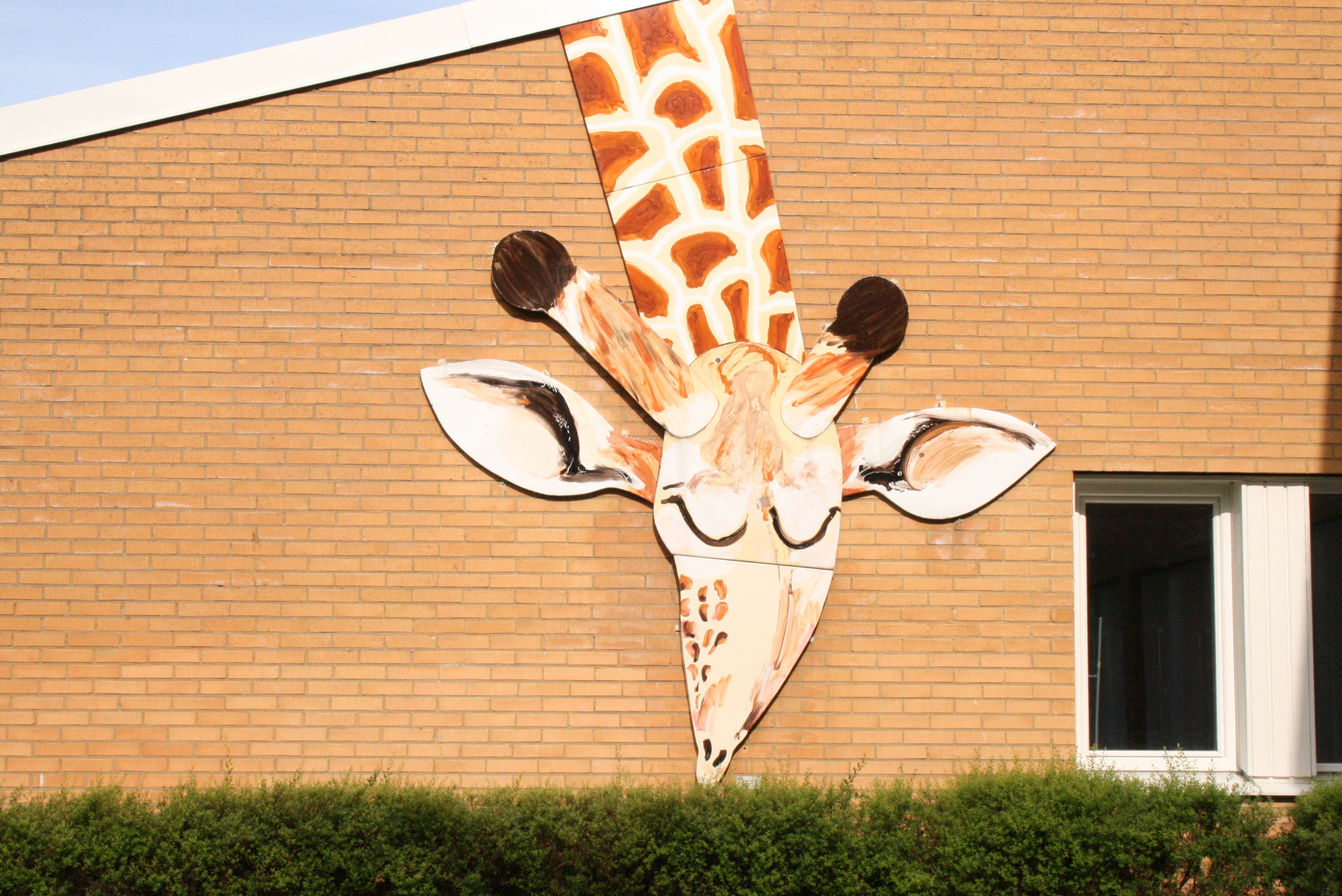 Konstverket Giraff av Lars-Erik Ström